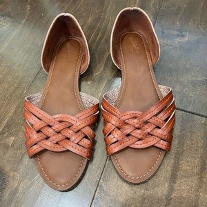 Braided Leather Flats 4.99 SHIPPING